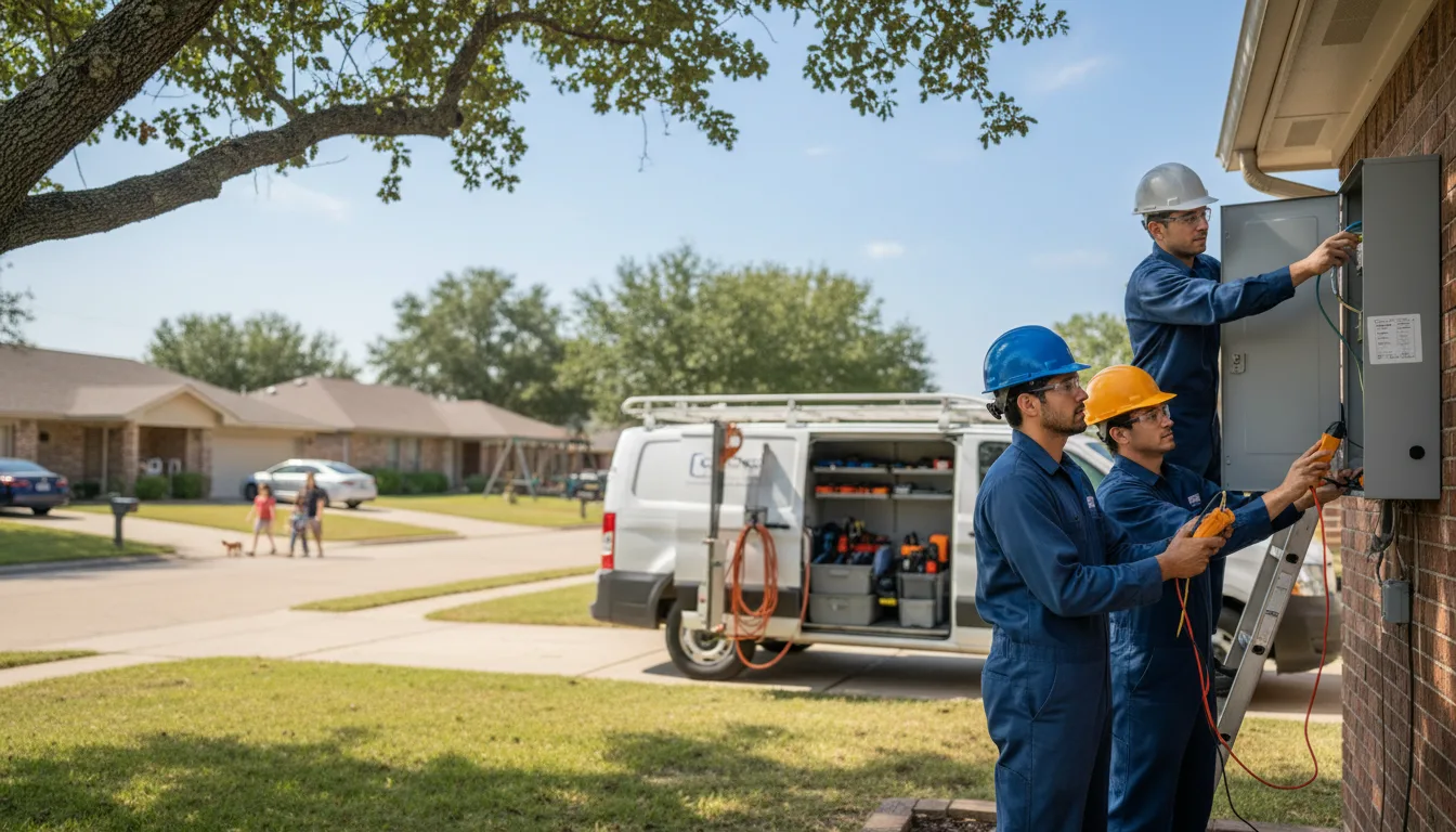 Certified electrician providing emergency electrical services in Tobias, NE